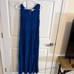 Max Studio Royal Blue Sleeveless Maxi Dress